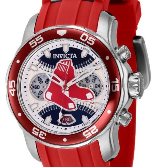 Invicta Accessories - Invicta MLB Boston Red Sox Women's Limited Edition Watch 38mm Silicone b…